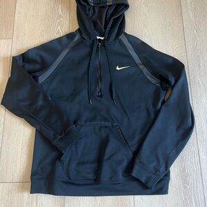 Nike Black Hoodie with Gold Swoosh women’s M